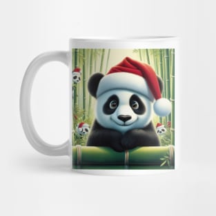 Baby Panda Christmas Mug